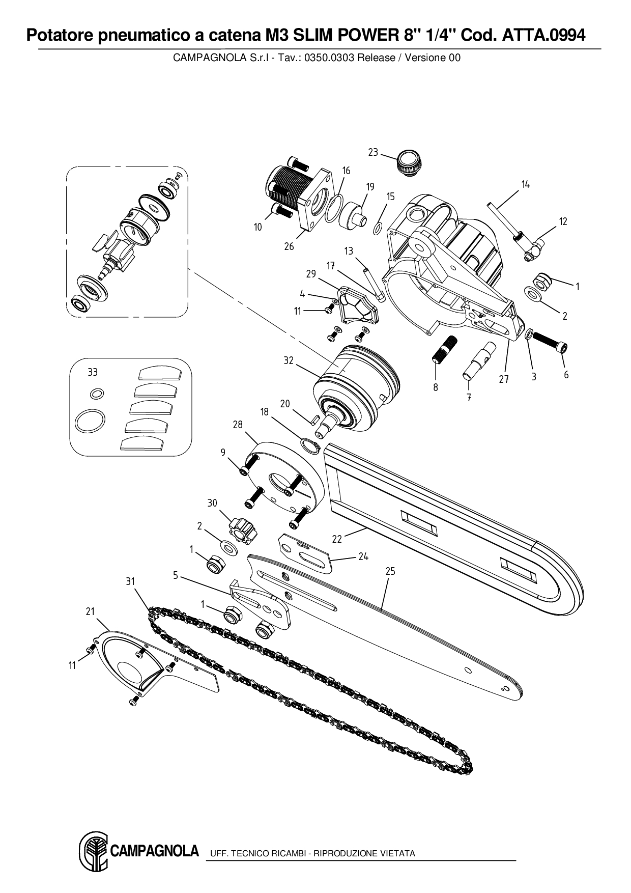 ATTA.0994_Potatore pneum. a catena M3 SLIM POWER